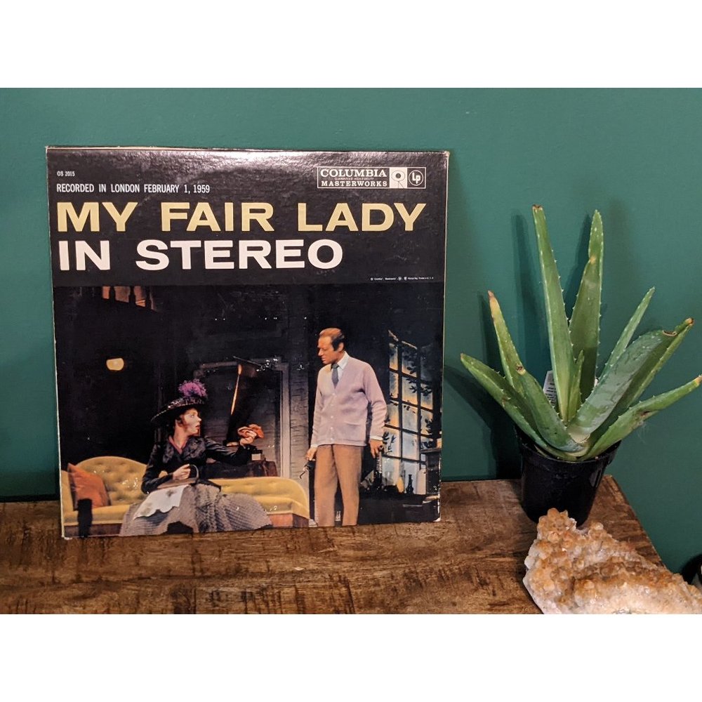 Vintage My Fair Lady Broadway Vinyl Record LP - Julie Andrews Rex Harrison